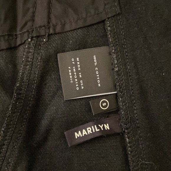 GRLFRND Marilyn Black Denim Bustier in Up All Night - Picture 7 of 7